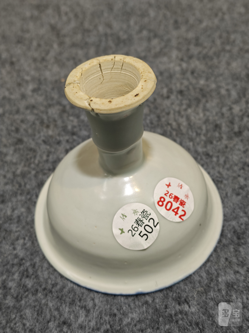 元 青花龙纹高足杯 - 图10